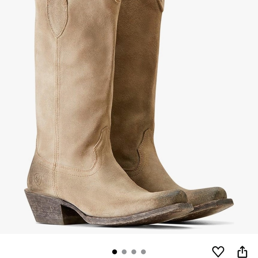 Ariat Tan Heeled Boots western boots